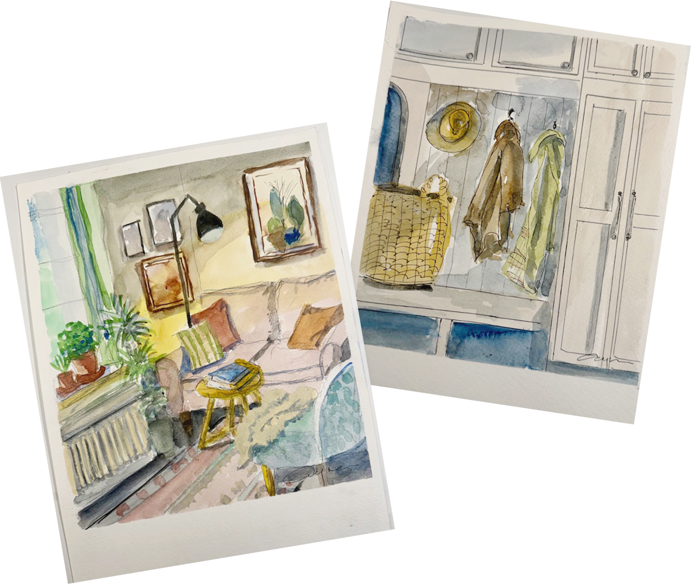 living room sketches